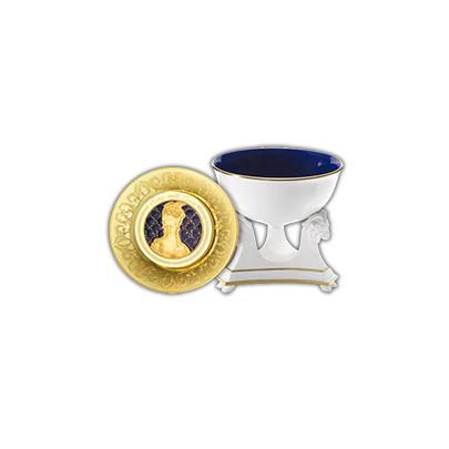 Přední strana Zlatá mince 1 Kg Excellence a la Francaise - Sevreský porcelán 2015 Proof
