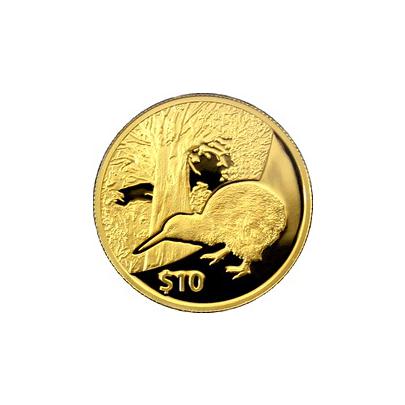 Zlatá mince Kiwi Treasures Tane Mahuta 1/4 Oz 2013 Proof