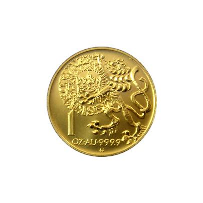 Zlatá mince 10000 Kč Pražský groš 1995 Standard