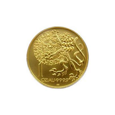 Zlatá mince 10000 Kč Pražský groš 1996 Standard