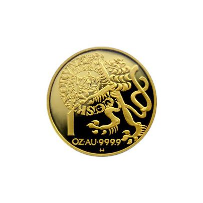 Zlatá mince 10000 Kč Pražský groš 1996 Proof