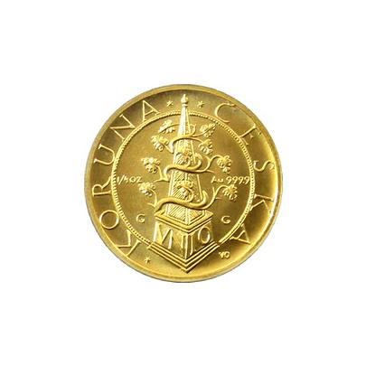 Zlatá mince 2500 Kč Tolar moravských stavů 1995 Standard