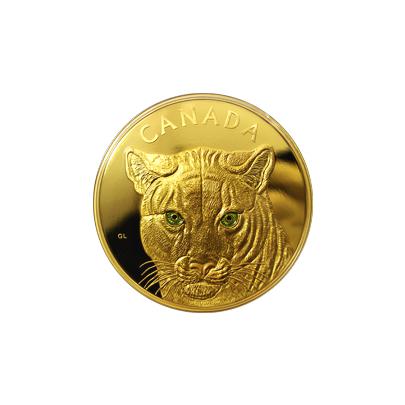 Zlatá minca 1 Kg Očami pumy 2015 Proof