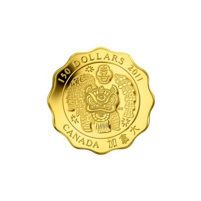 Zlatá mince Požehnání blaženosti Lotos 2011 Proof (.99999)