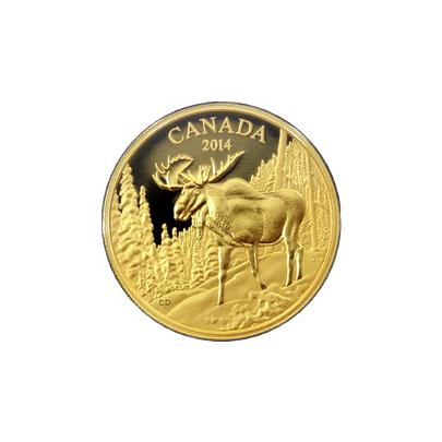 Zlatá mince Vznešený los 2014 Proof (.99999)