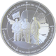 Stříbrná mince Dobyvatelé Antarktidy Polární rok 2009 $5