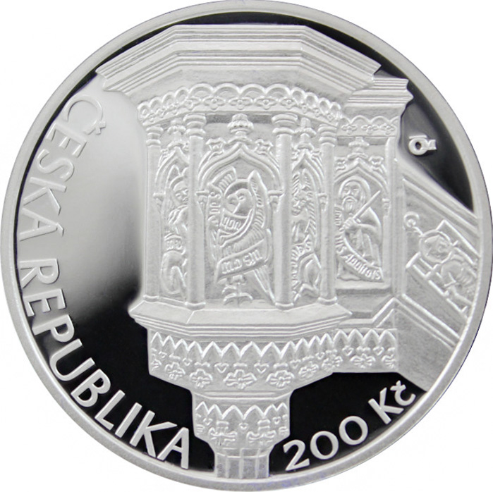 Stříbrná mince 200 Kč Matěj Rejsek 500. výročí úmrtí 2006 Proof