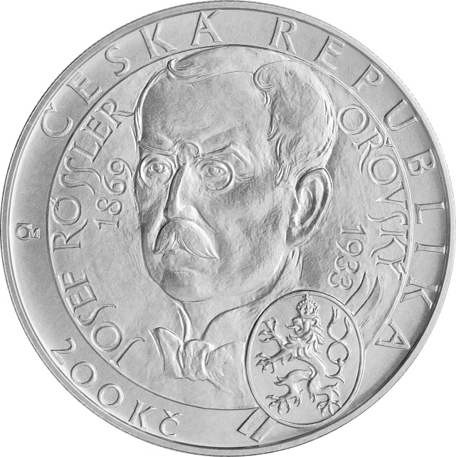 Stříbrná mince 200 Kč Svaz lyžařů v Království českém 100. výročí 2003 Proof