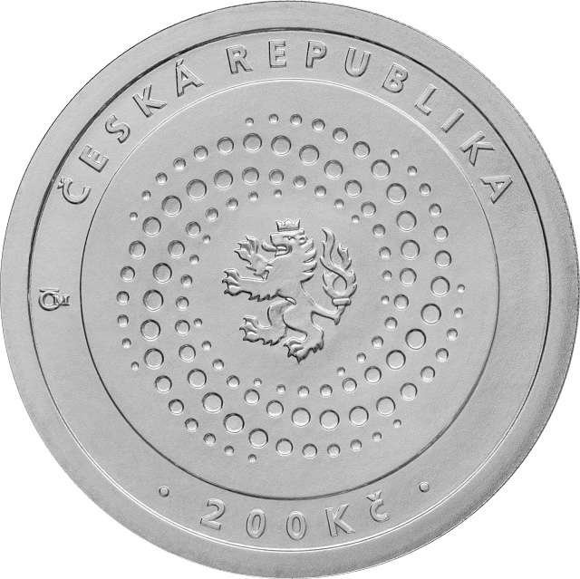 Stříbrná mince 200 Kč Zasedání MMF a světové banky v Praze 2000 Proof