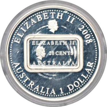 Stříbrná mince 200th Anniversary of the Rum Rebellion 2008