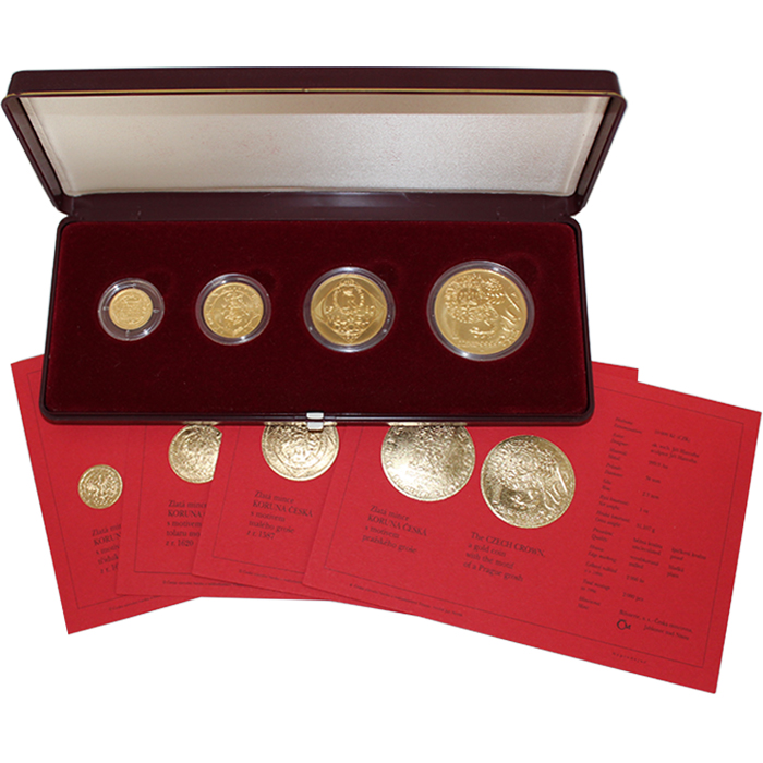Zlaté mince Sada Koruna Česká 1996 Standard