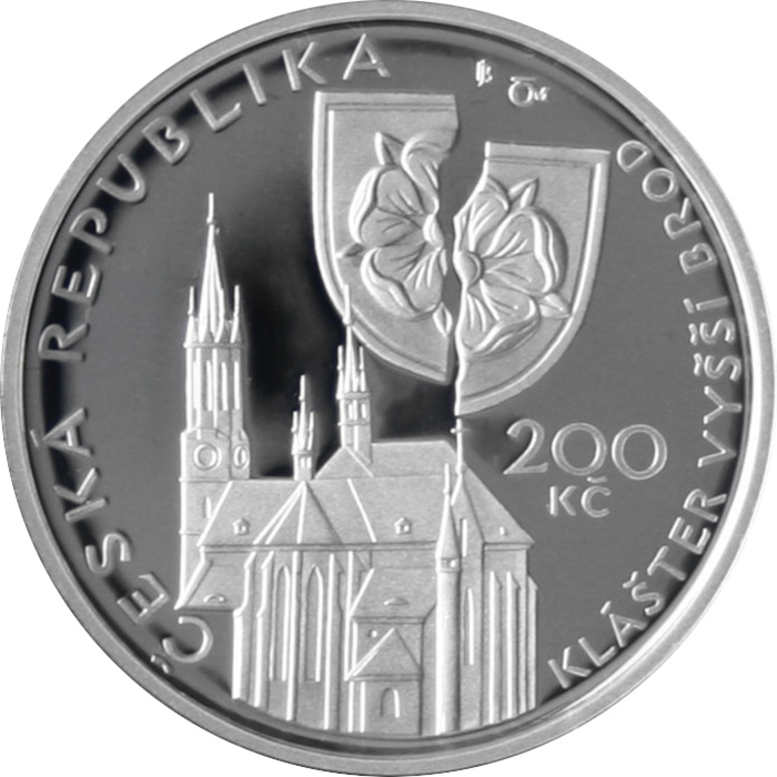 Stříbrná mince 200 Kč Petr Vok z Rožmberka 400. výročí úmrtí 2011 Proof