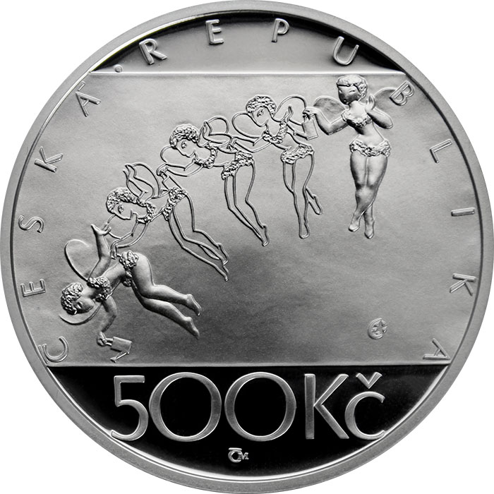 Stříbrná mince 500 Kč Jiří Trnka 100. výročí narození 2012 Proof 