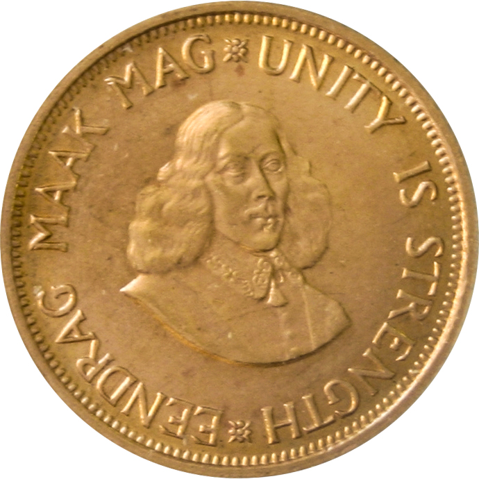 Zlatá mince 2 Rand Jan van Riebeeck 1967