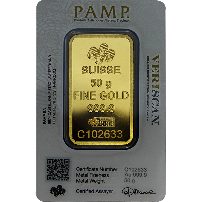 50g PAMP Fortuna Investiční zlatý slitek