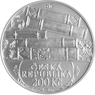 Stříbrná mince 200 Kč Jiří Melantrich z Aventina 500. výročí narození 2011 Standard 