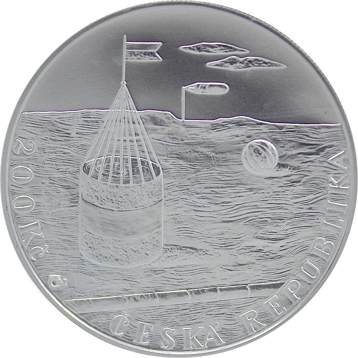 Stříbrná mince 200 Kč Kamil Lhoták 100. výročí narození 2012 Standard 
