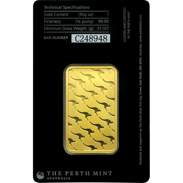 31,1g Perth Mint Investiční zlatý slitek 