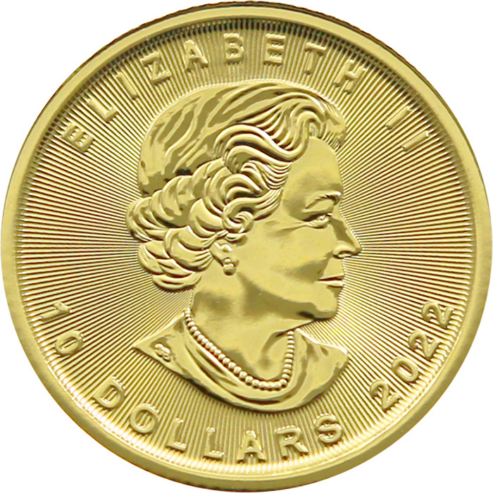 Zlatá investiční mince Maple Leaf 1/4 Oz 