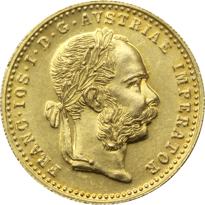 Zlatá investičná minca Dukát Františka Jozefa I. 1915 (novorazba)
