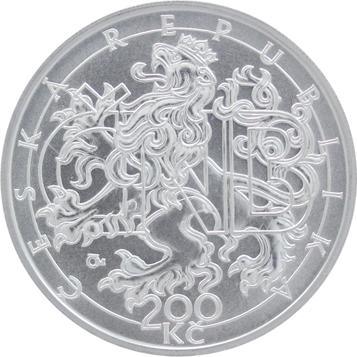 Stříbrná mince 200 Kč 20 let ČNB a české měny 2013 Standard 