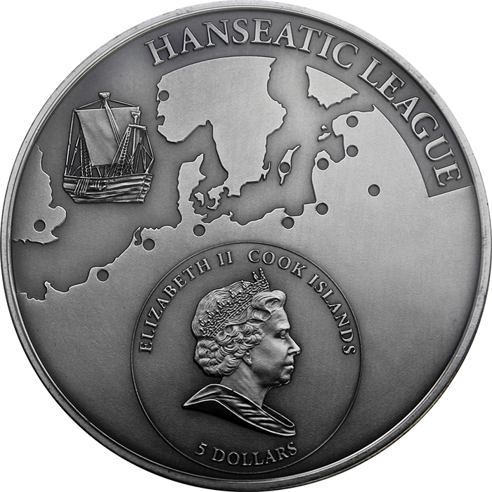 Stříbrná mince Kaliningrad 2010 Standard Cook Islands 
