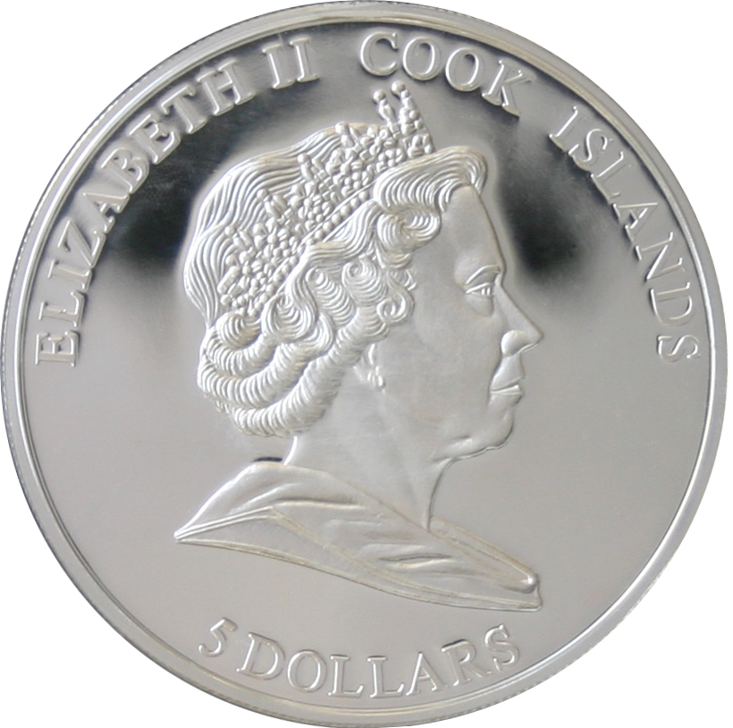 Stříbrná mince Ivan Fjodorov 2010 Proof Cook Islands 