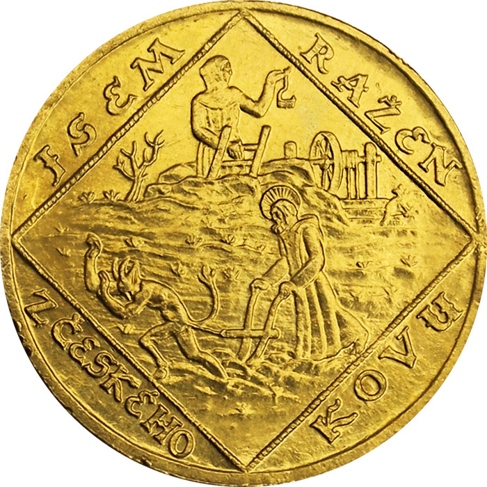 Zlatá medaile 4-dukát Jsem ražen z českého kovu 1928 