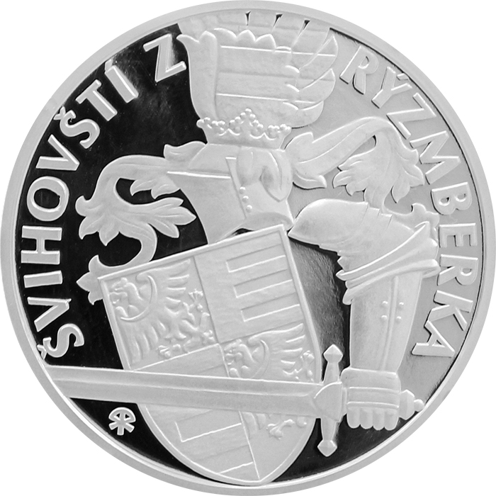 Stříbrná medaile Hrad Rabí 2012 Proof 