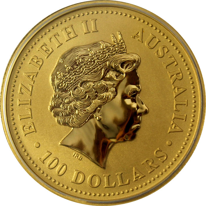 Zlatá investiční mince Year of the Rabbit Rok Králíka Lunární 1 Oz 1999 