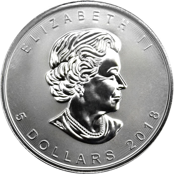 Stříbrná mince pozlacený Maple Leaf 1 Oz  Standard