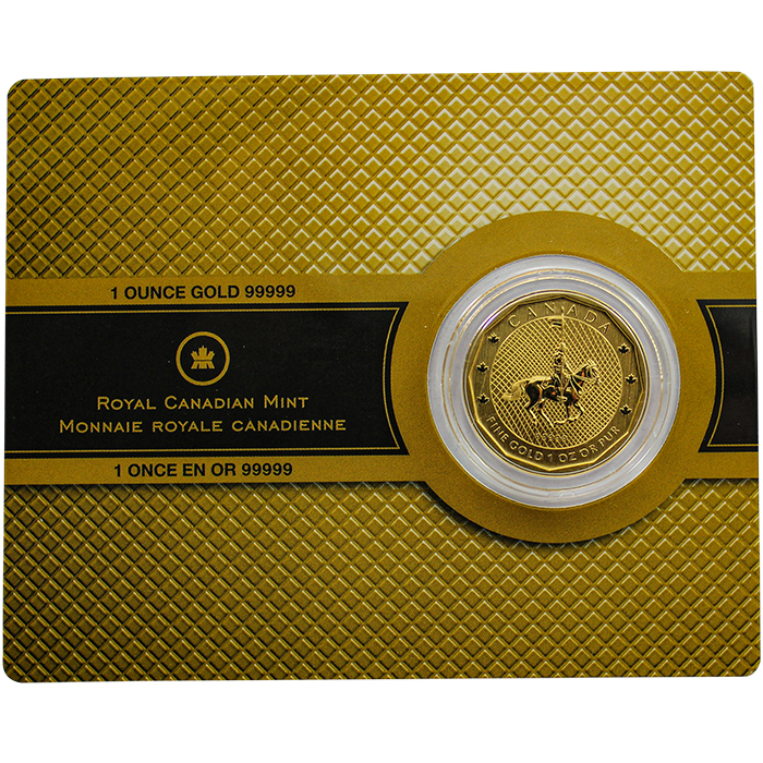 Zlatá investiční mince Mountie Maple Leaf 1 Oz 2011 (.99999) 