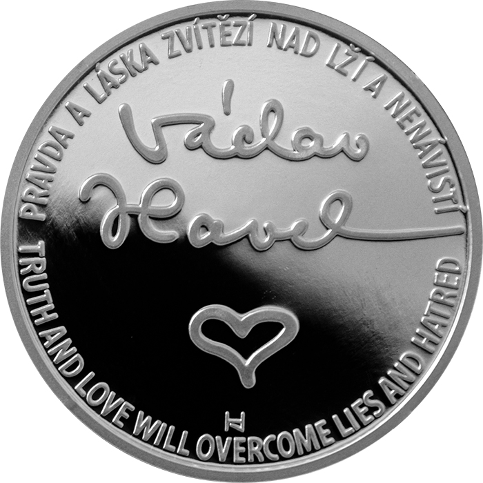 Stříbrná medaile Václav Havel 2012 Proof