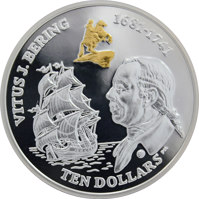Sada stříbrných mincí Vitus Jonassen Bering 2011 Proof