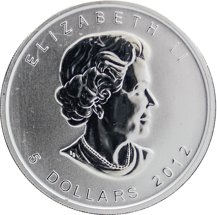 Stříbrná mince kolorovaný Los Canadian Wildlife 1 Oz 2012 Standard