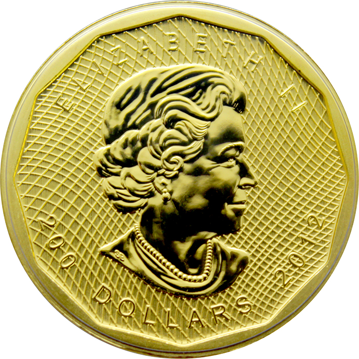 Zlatá investiční mince Million Dollar Maple Leaf 1 Oz 2012 (.99999)