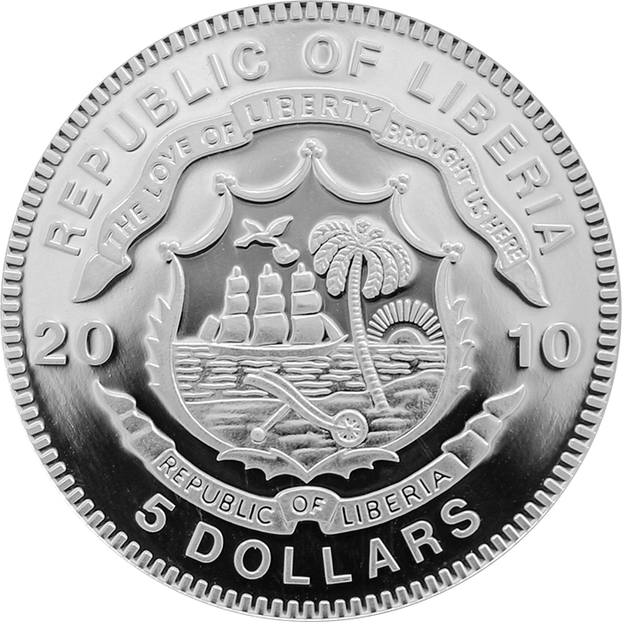 Strieborná minca pozlátená Panna Mária 2010 Proof