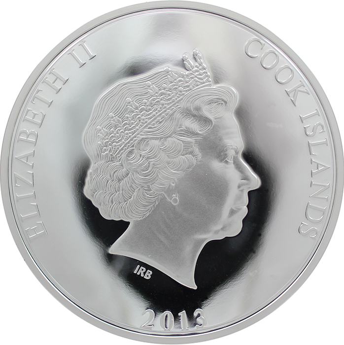 Stříbrná mince 5 Oz Zeppelin 2013 Perleť Proof