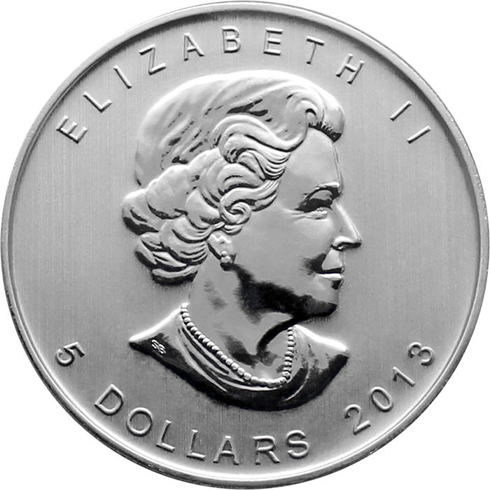 Stříbrná investiční mince Bizon lesní Canadian Wildlife 1 Oz 2013