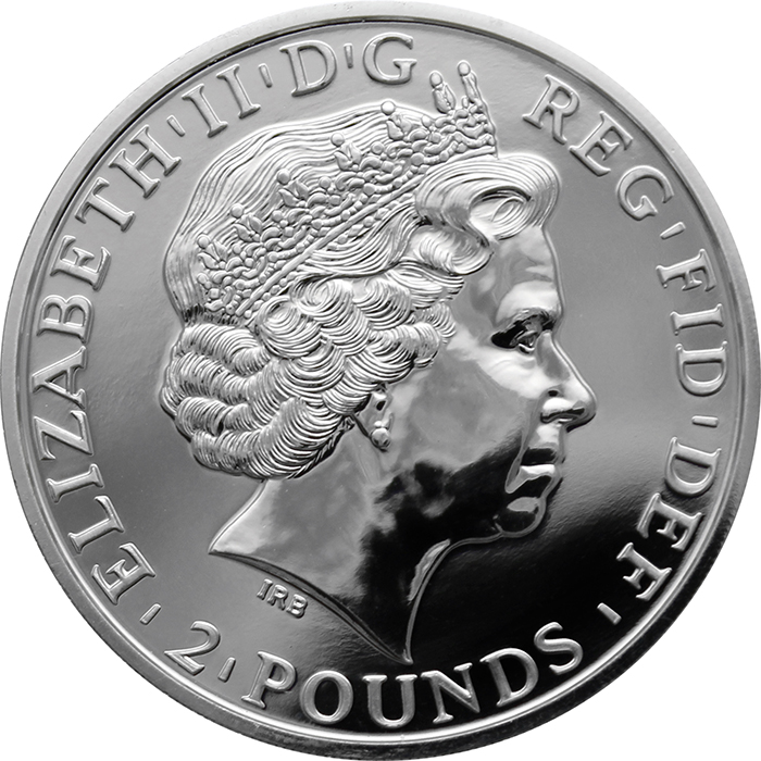 Stříbrná investiční mince Rok Koně Lunární The Royal Mint 1 Oz 2014