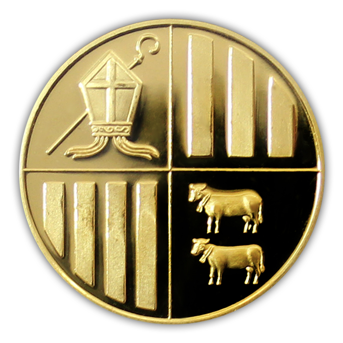 Zlatá investiční mince Andorra Eagle 1/2 Oz