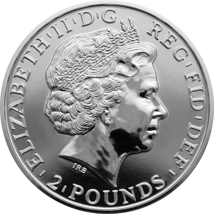 Stříbrná investiční mince Rok Ovce Lunární The Royal Mint 1 Oz 2015