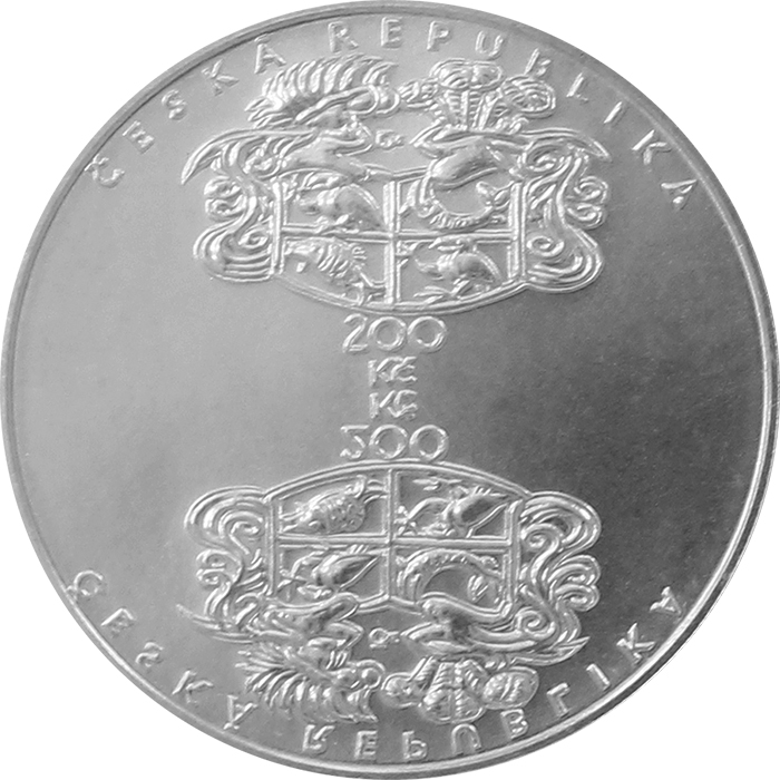Stříbrná mince 200 Kč Jakub Krčín z Jelčan a Sedlčan 400. výročí úmrtí 2004 Standard