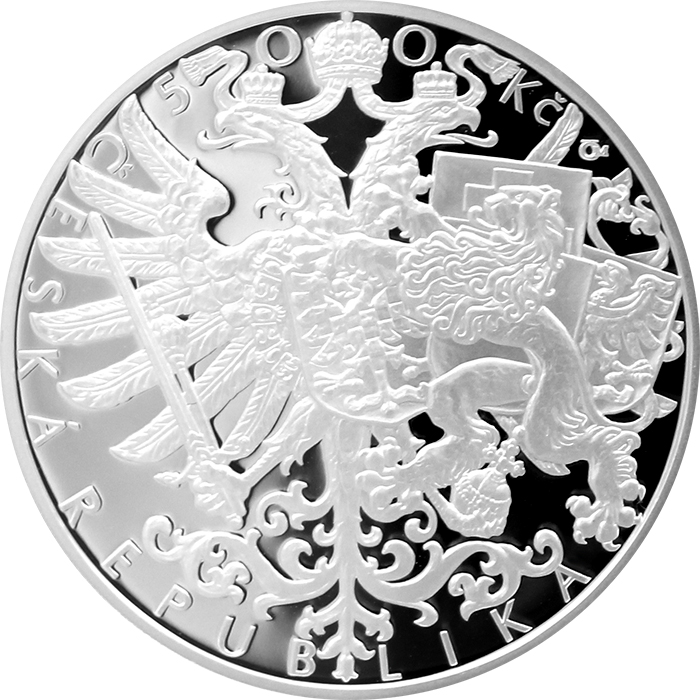 Stříbrná mince 500 Kč Bitva u Zborova 100. výročí 2017 Proof