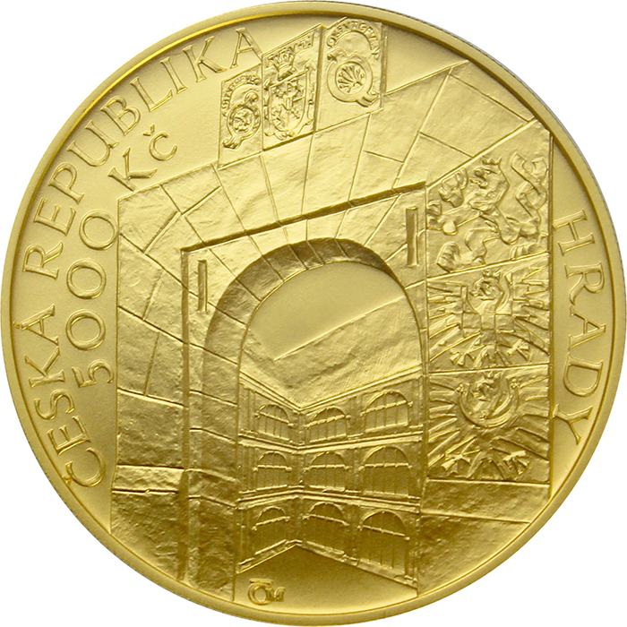 Zlatá mince 5000 Kč Hrad Veveří 2019 Standard
