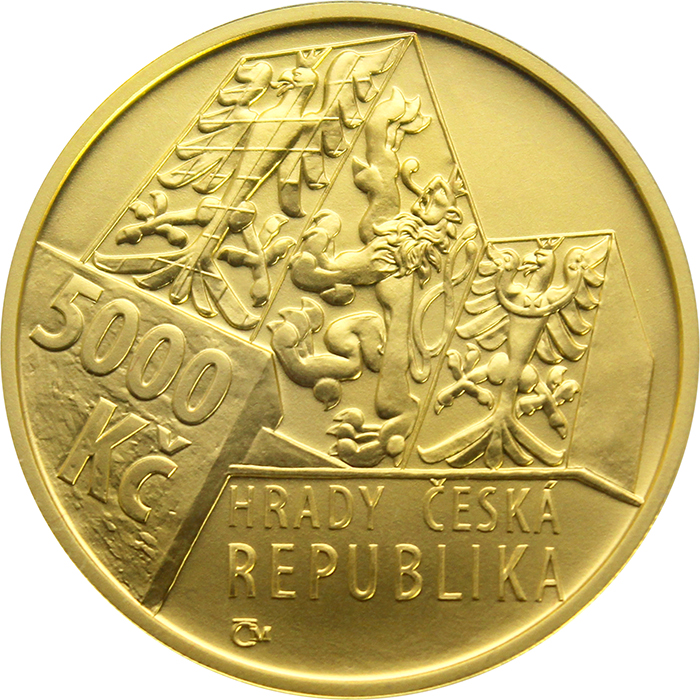 Zlatá mince 5000 Kč Hrad Buchlov 2020 Standard