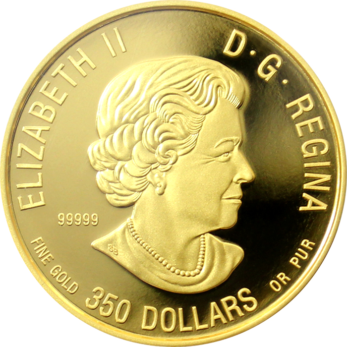 Zlatá mince Impozantní alfa vlk 2015 Proof (.99999)