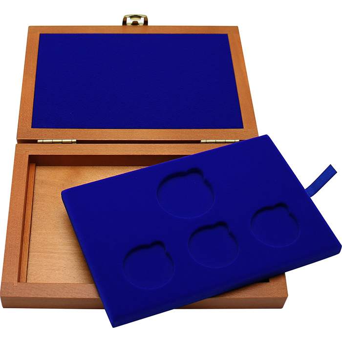 Dřevěná krabička 3 x Ag ČR 36 mm plus 1 x 45 mm