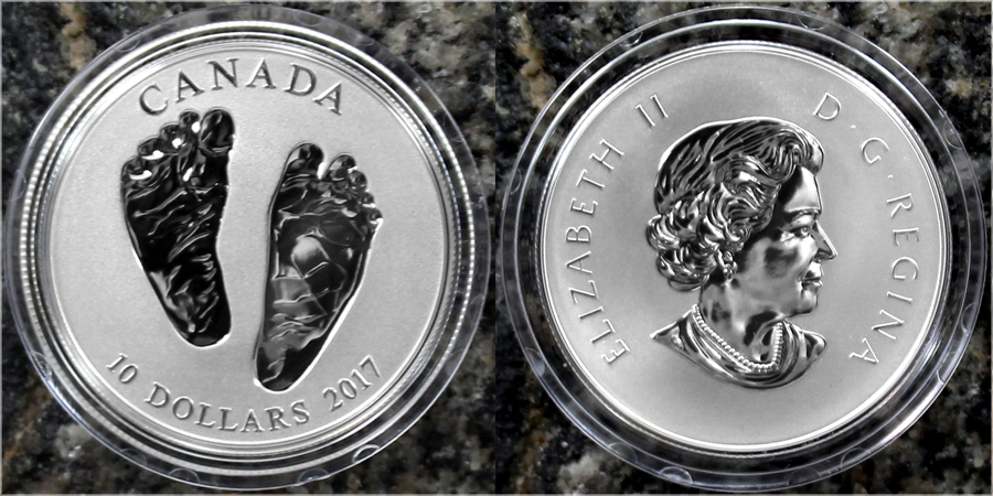 Stříbrná mince Vítej na světě 2017 Proof (.9999)