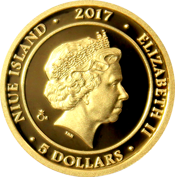 Zlatá mince Cipísek 2017 Proof